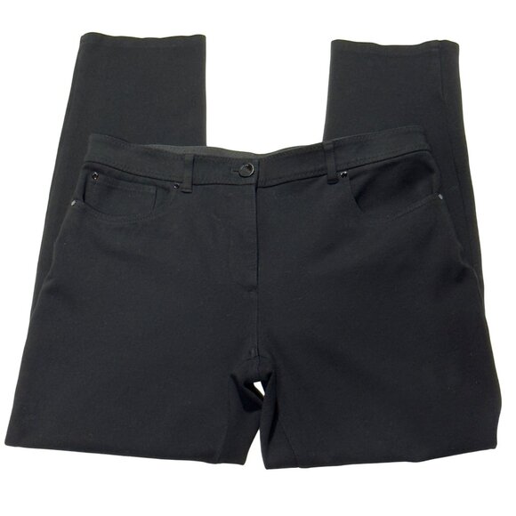 SO SLIMMING by CHICOS Women's Pants Black 5 Pocket Style Size 0.5 Short. (4-6) - Picture 10 of 10